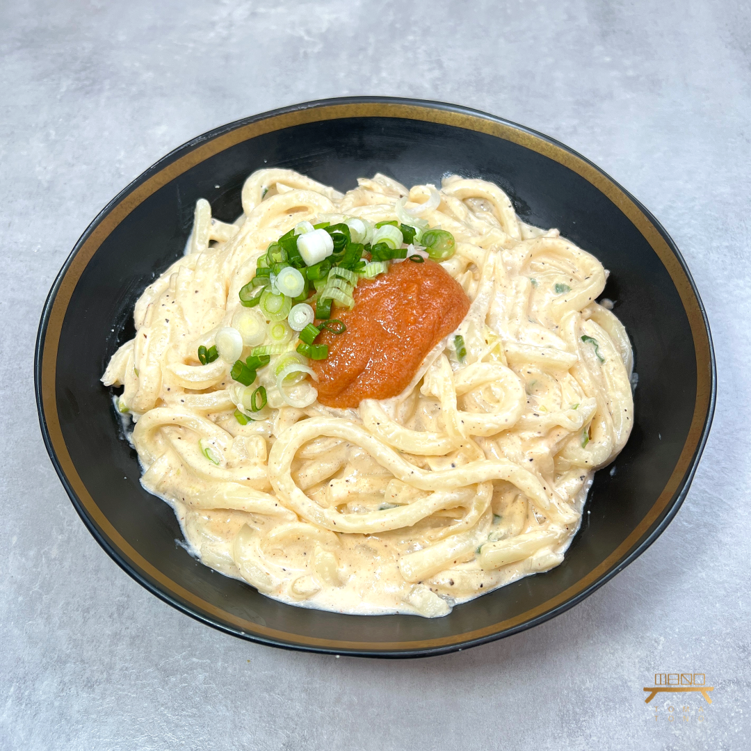 명란크림우동 조리법 Creamy Udon with Pollock Roe Recipe