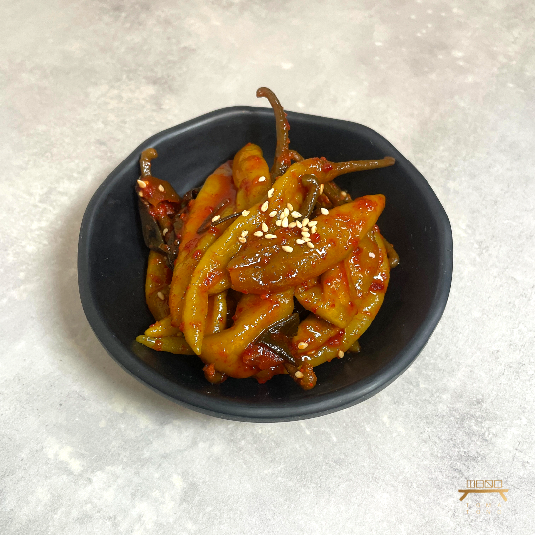 애기고추 양념 장아찌 Picked Spicy Baby Pepper (Cooked)