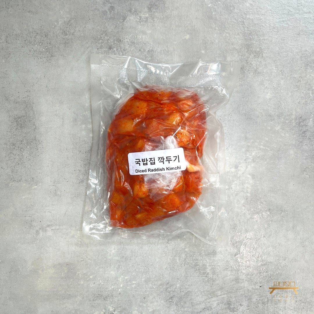 (NEW) 국밥집 깍두기 (완조리) Diced Radish Kimchi (Cooked)