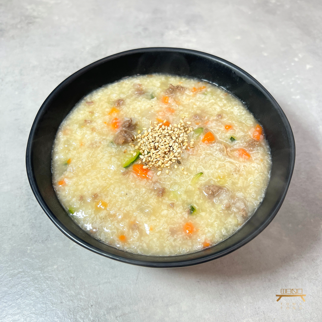 소고기야채죽 Beef and Vegetable Porridge