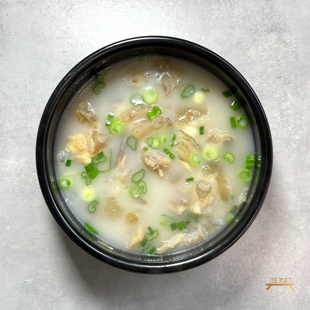 수제 도가니탕(완조리) Ox Knee Bone Soup(Cooked)