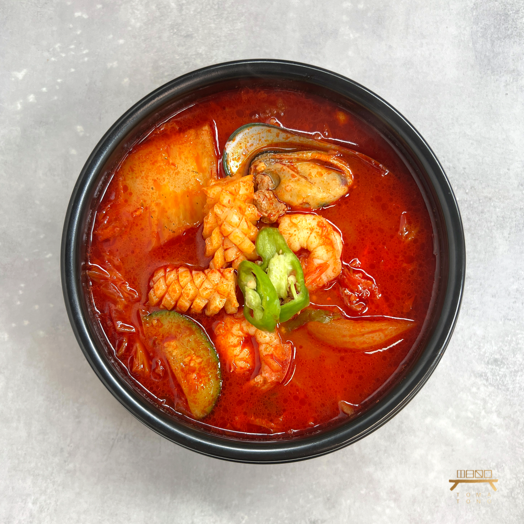 해물 짬뽕탕 Spicy Seafood Soup, Jjamppong-Tang