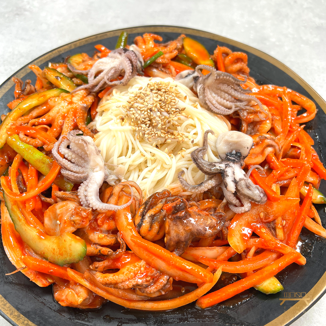 쭈꾸미 소면무침 조리법 Seasoned Baby Octopus Salad with Somyeon Recipe