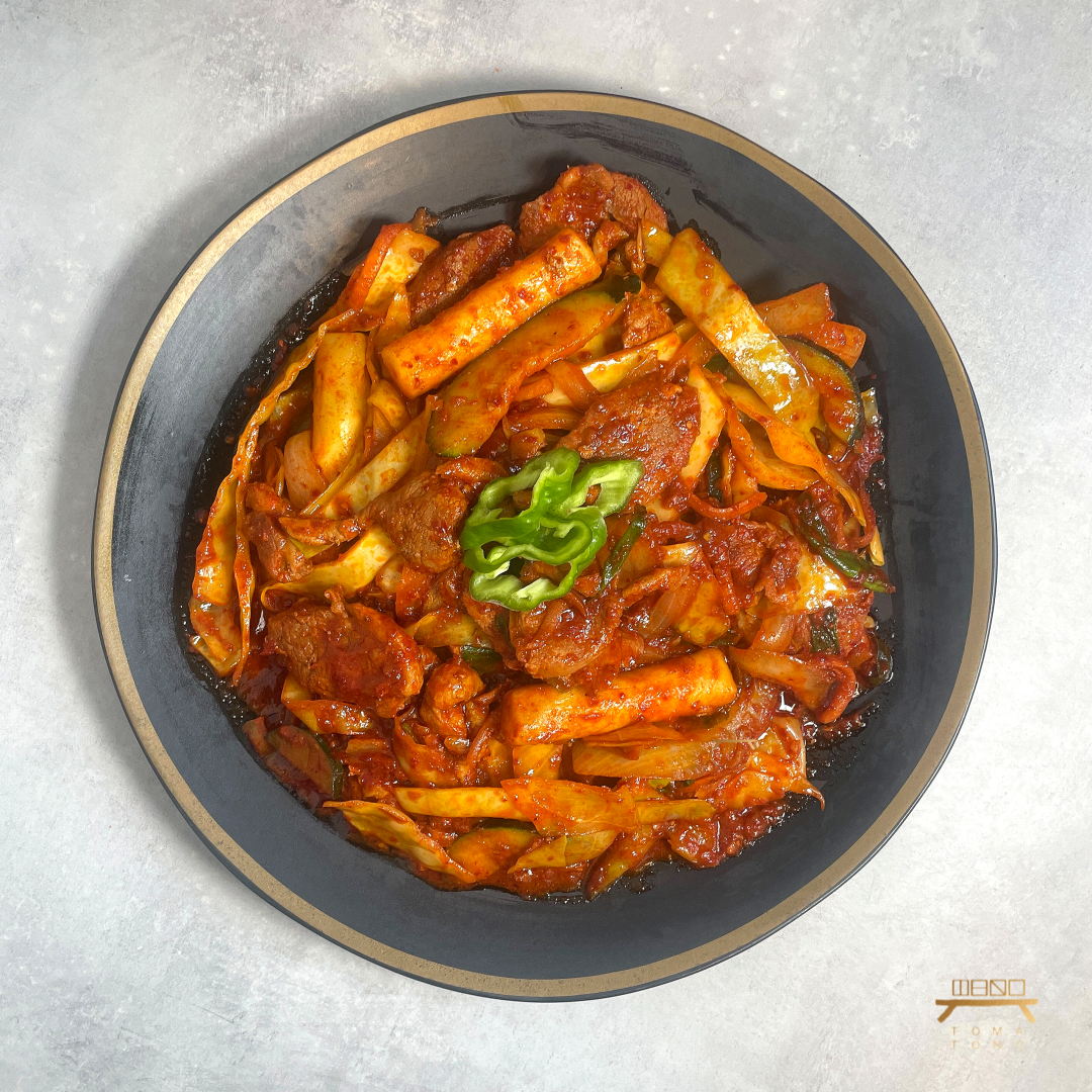 오리 주물럭 Spicy Stir Fried Duck