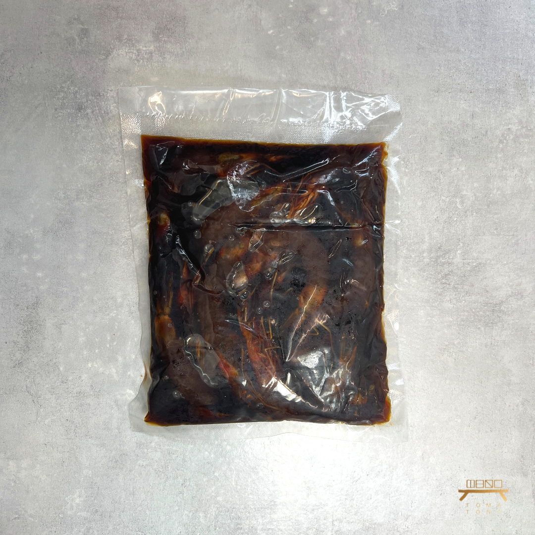 간장 깐새우장 (완조리) Raw Shrimp in Soy Sauce (Cooked)