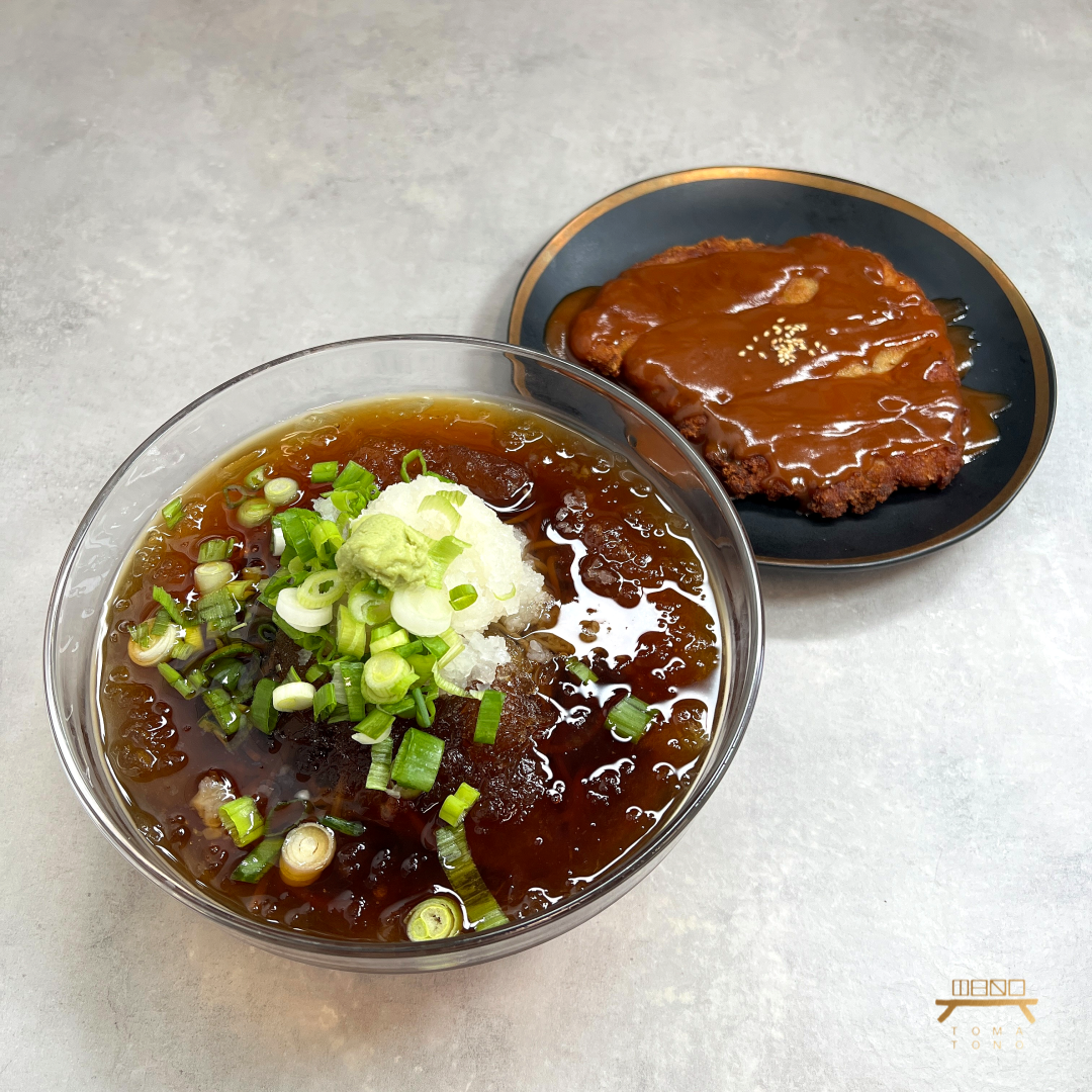 냉소바와 미니 돈까스 콤보 Cold Soba & Mini Tonkatsu