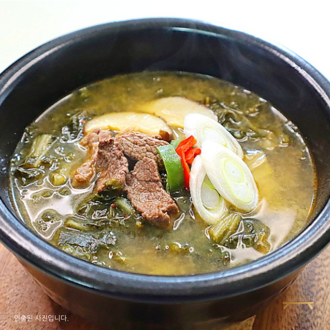 (NEW) 소고기 우거지 된장국 (완조리) Beef & Ugeoji Miso Soup (Cooked)