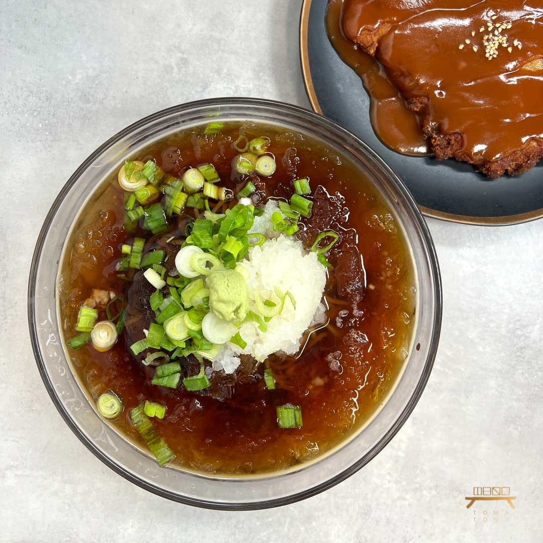 냉소바와 미니 돈까스 콤보 Cold Soba & Mini Tonkatsu