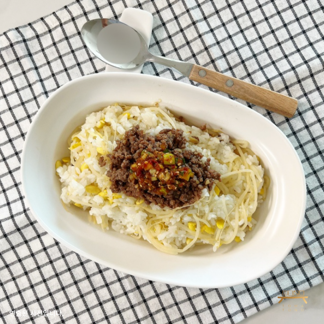 소고기 콩나물밥 & 양념장 조리법 Beef and Soybean Sprout Bibimbap with Mixing Sauce Recipe