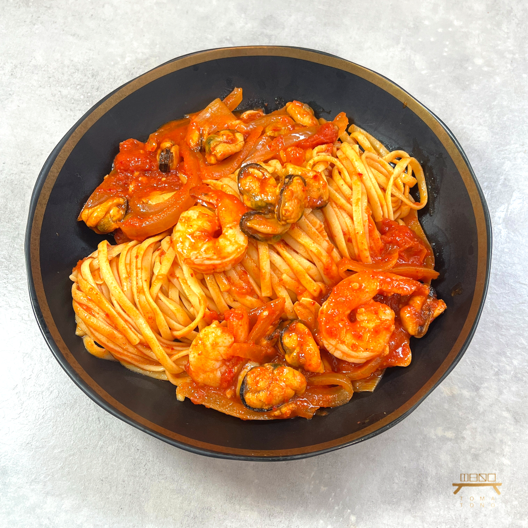 해물해장파스타 Spicy Seafood Tomato Pasta