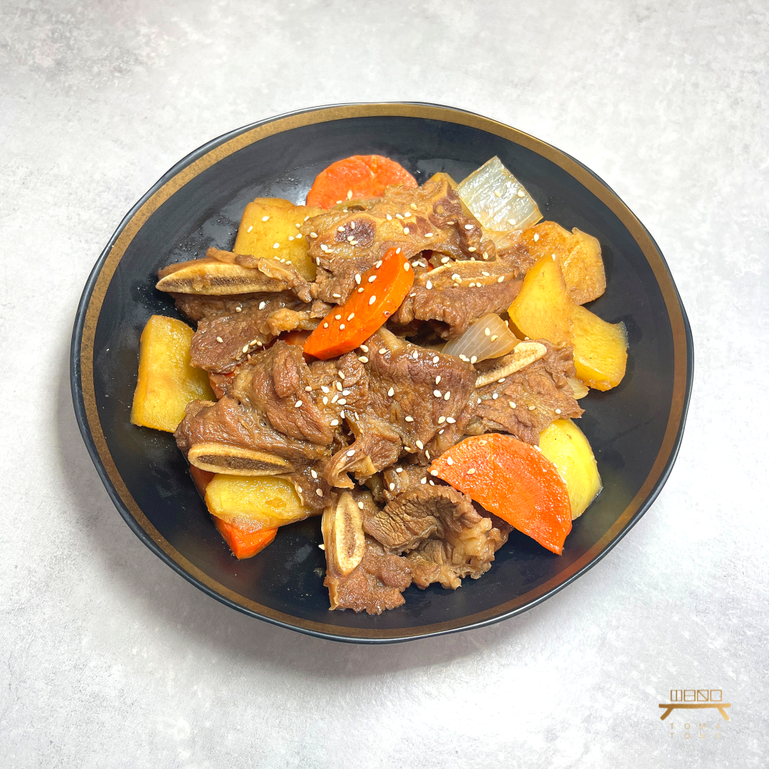 LA 갈비찜 조리법 Braised Slice Beef Short Ribs Recipe