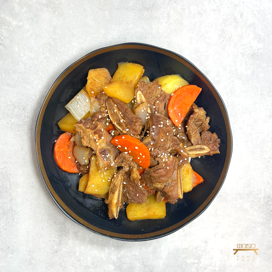 LA 갈비찜 조리법 Braised Slice Beef Short Ribs Recipe