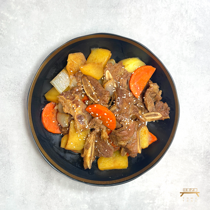 LA 갈비찜 조리법 Braised Slice Beef Short Ribs Recipe