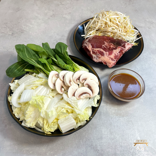 소고기 알배추 샤브샤브 Beef & Napa Cabbage Shabu Shabu