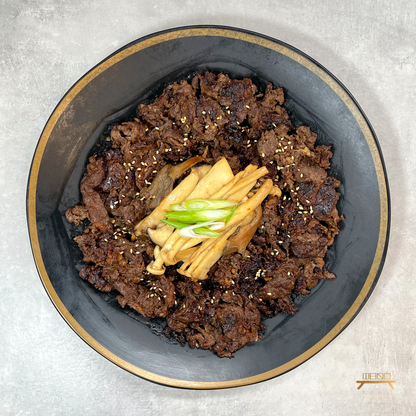 바싹 버섯 불고기 Crispy Bulgogi with Mushroom