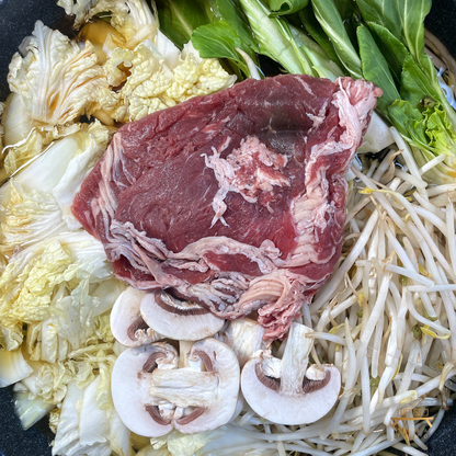 소고기 알배추 샤브샤브 Beef & Napa Cabbage Shabu Shabu