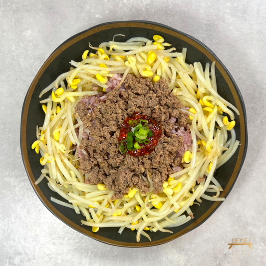소고기콩나물밥 & 양념장 Beef and Soybean Sprout Bibimbap with Mixing Sauce