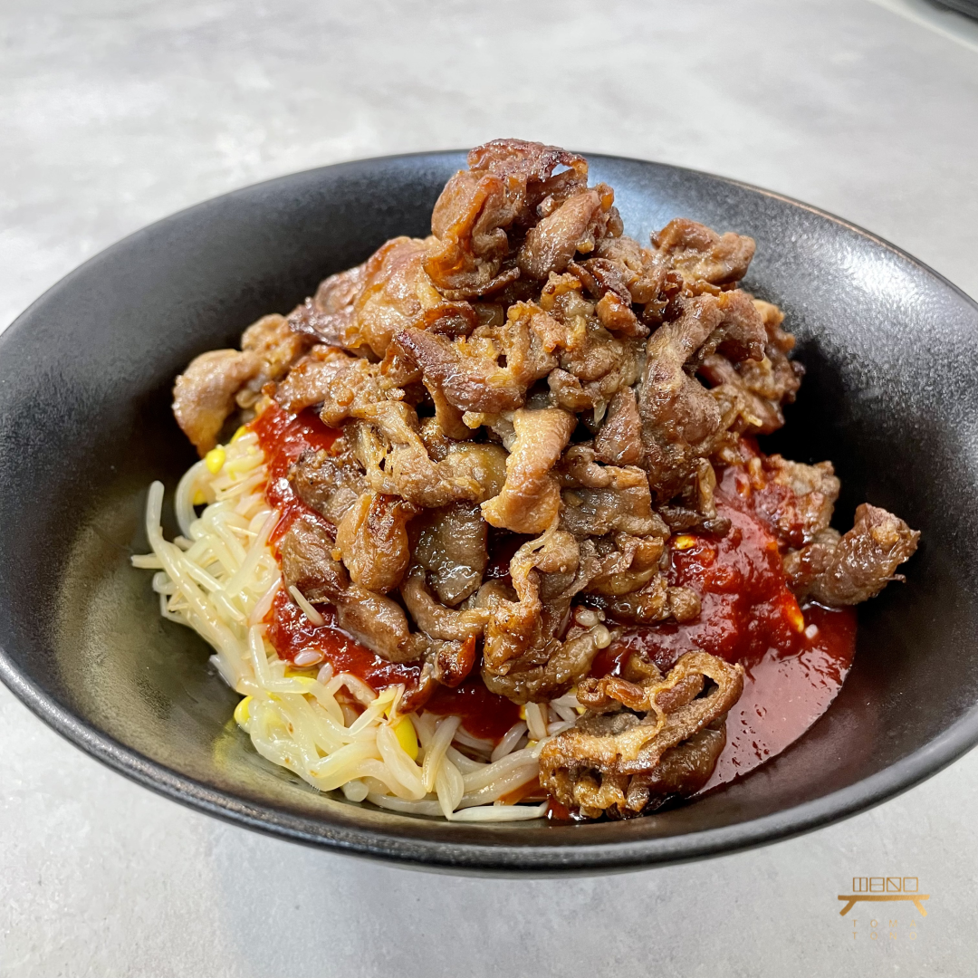 콩나물 돼지불고기 쫄면 Pork Bulgogi Cold Chewy Noodles