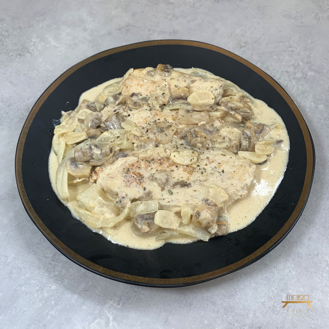 닭가슴살 버섯크림스테이크 조리법 Chicken Breast Steak in Mushroom Cream Sauce Recipe