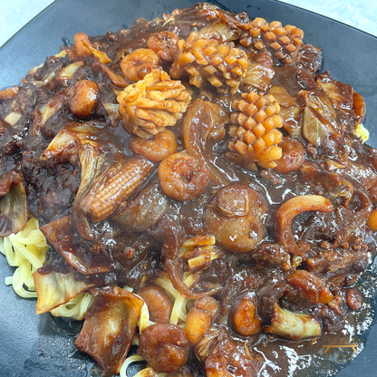 해물쟁반짜장 조리법 Noodles with Seafood in Black Bean Sauce Recipe