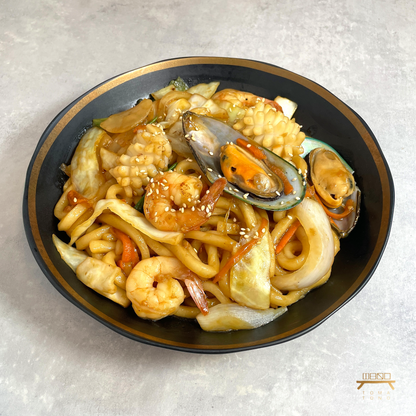 해물야끼우동 조리법 Seafood Yaki Udon Recipe