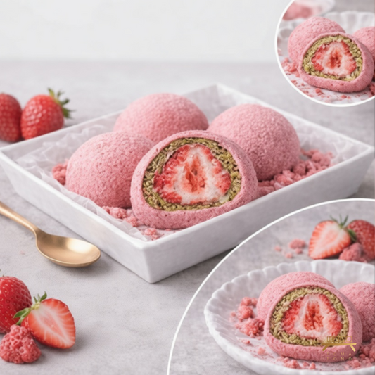 두바이 딸기 쫀득볼 Dubai Strawberry Chewy Ball