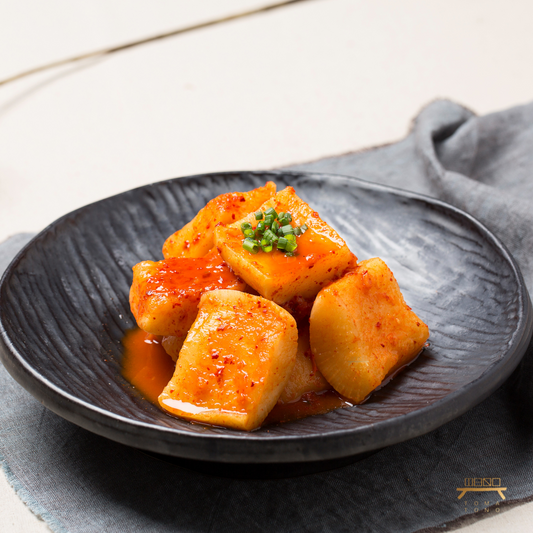 국밥집 깍두기(완조리) 조리법 Diced Radish Kimchi (Cooked) Recipe