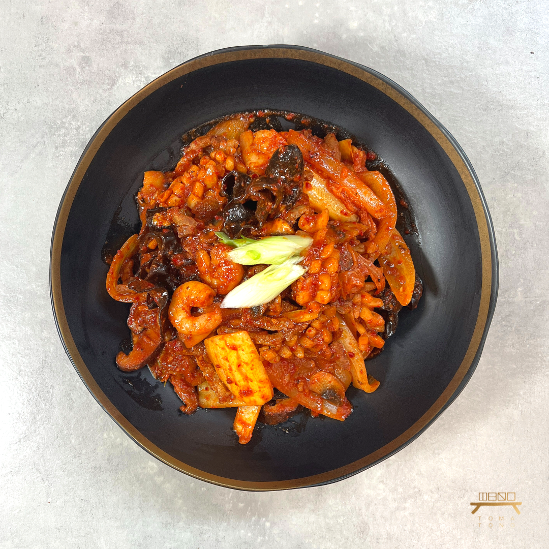 볶음짬뽕덮밥 조리법 Stir-Fried Spicy Seafood Over Rice Recipe