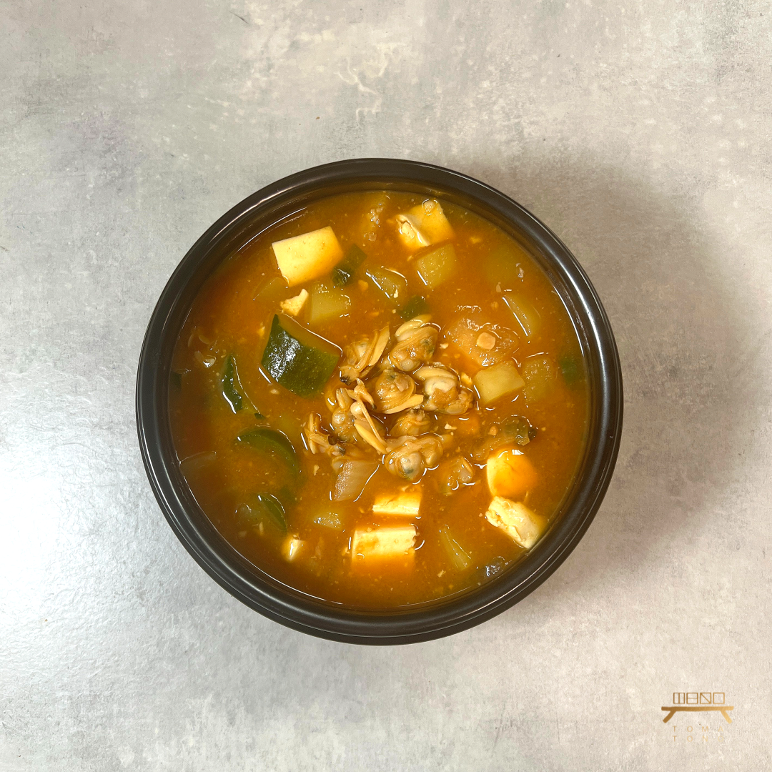 바지락 된장찌개 조리법 Soybean Paste Stew with Clams Recipe