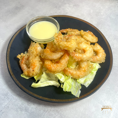 柠檬奶油虾 Crispy Fried Shrimp with Lemon Cream Sauce 