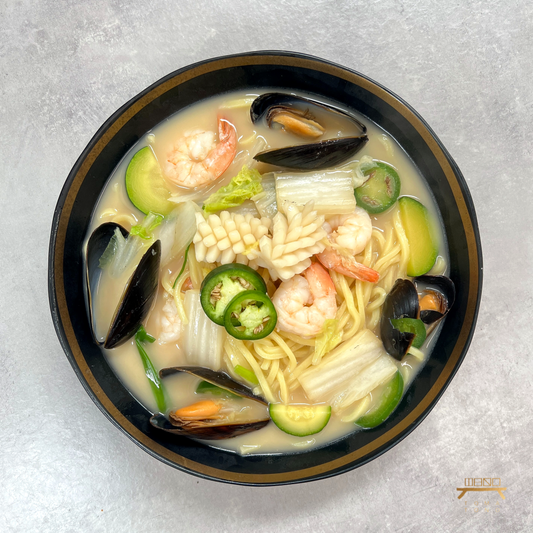 해물백짬뽕 조리법 Seafood Jjamppong in White Broth Recipe