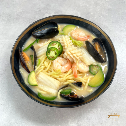 해물백짬뽕 조리법 Seafood Jjamppong in White Broth Recipe
