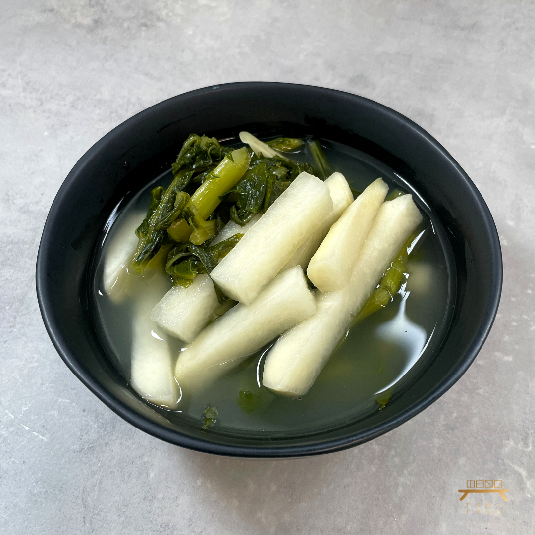 동치미 (완조리) 조리법 Radish Water Kimchi (Cooked) Recipe