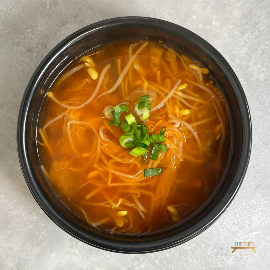 김치콩나물국 (완조리) 조리법 Kimchi & Soybean Sprout Soup (Cooked) Recipe