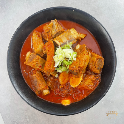 매운 돼지쪽갈비찜 Spicy Braised Pork Baby Back Ribs