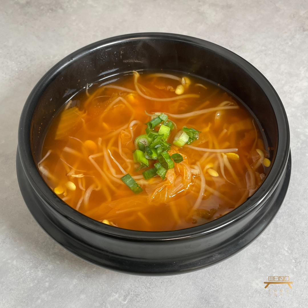 김치콩나물국 (완조리) 조리법 Kimchi & Soybean Sprout Soup (Cooked) Recipe