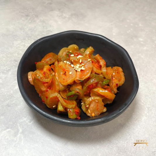 오이지 무침(완조리) Spicy Pickled Cucumber (Cooked)