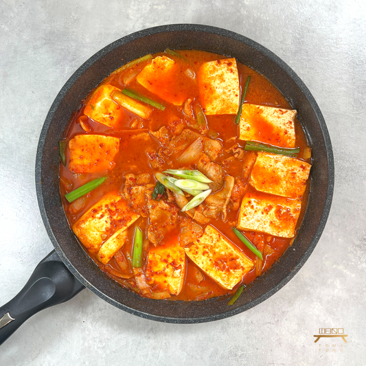대패삼겹 두부조림 Stewed Spicy Thin Pork Belly & Tofu