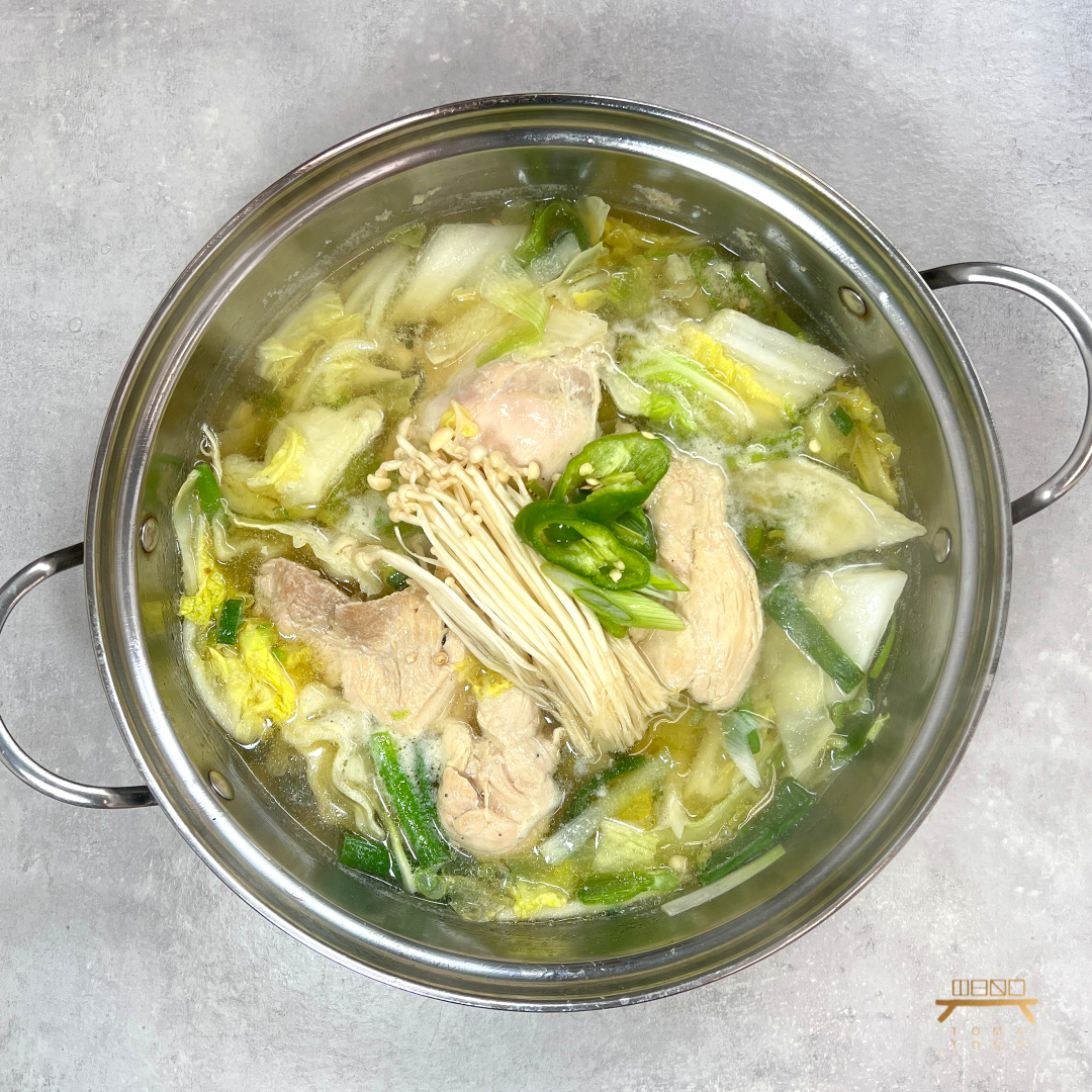 양배추 닭다리살 전골 조리법 Boneless Chicken Thigh Stew with Cabbage Recipe