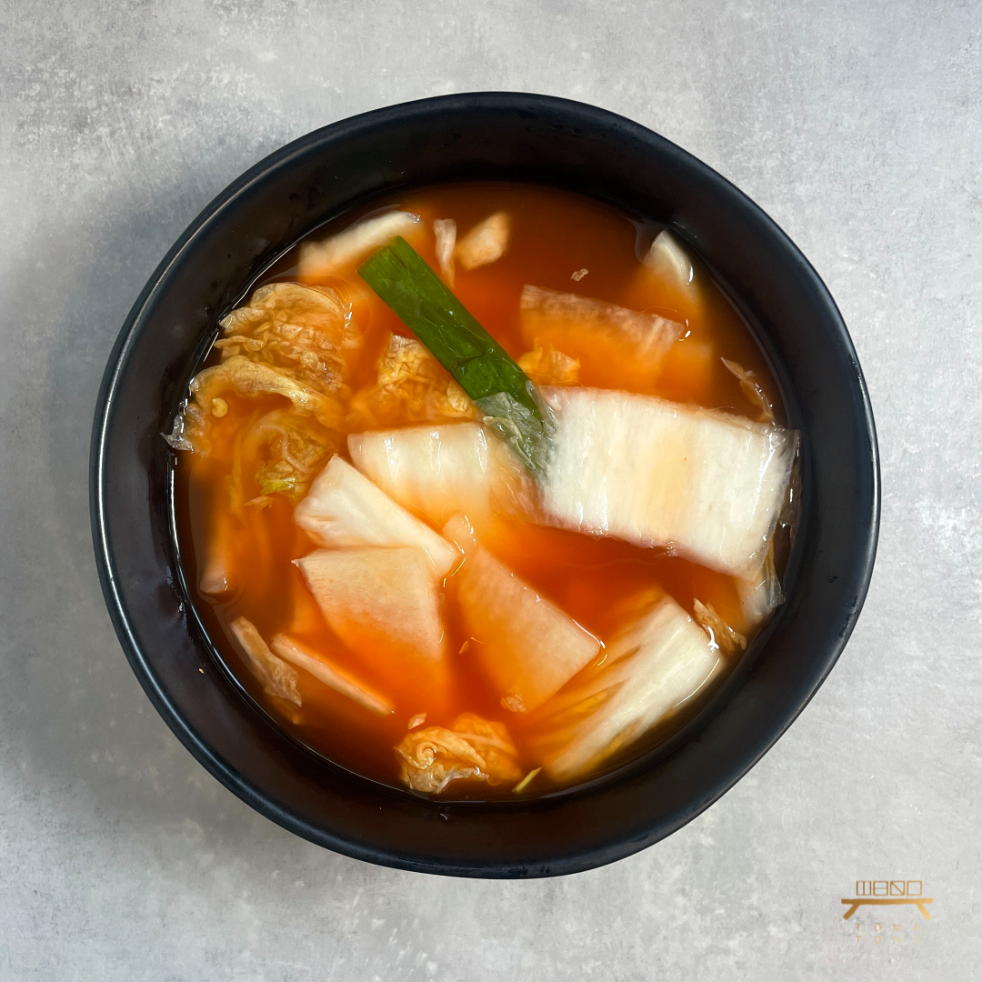 나박물김치 (완조리) 조리법 Water Kimchi (Cooked) Recipe