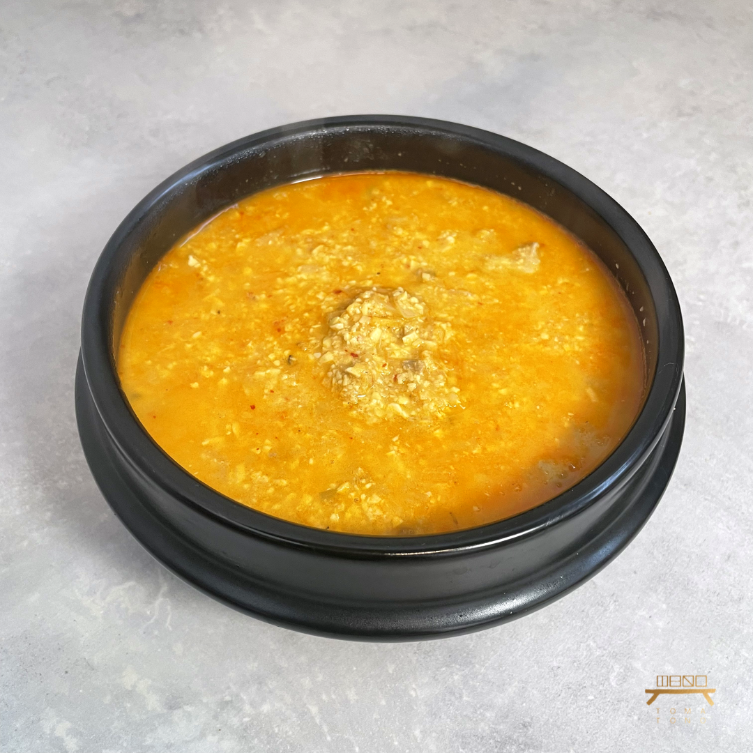 泡菜豆腐炖（熟食） Pureed Soybean Stew with Kimchi (Cooked)