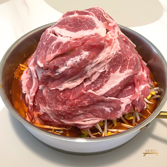 돼지물갈비 Pork Galbi in Spicy Broth