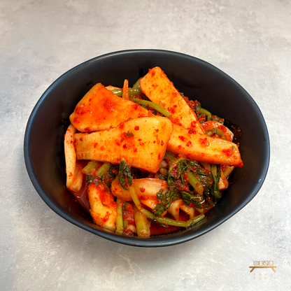 총각김치 (완조리) Ponytail Radish Kimchi (Cooked)