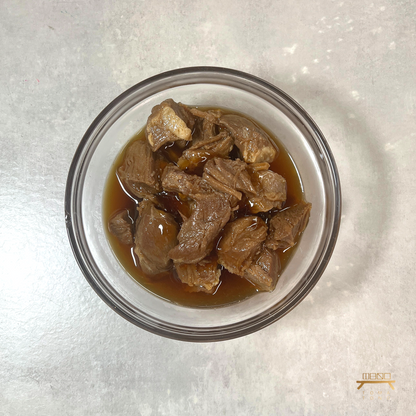 돼지고기 장조림 (완조리) Soy Braised Pork, Jangjorim (Cooked)