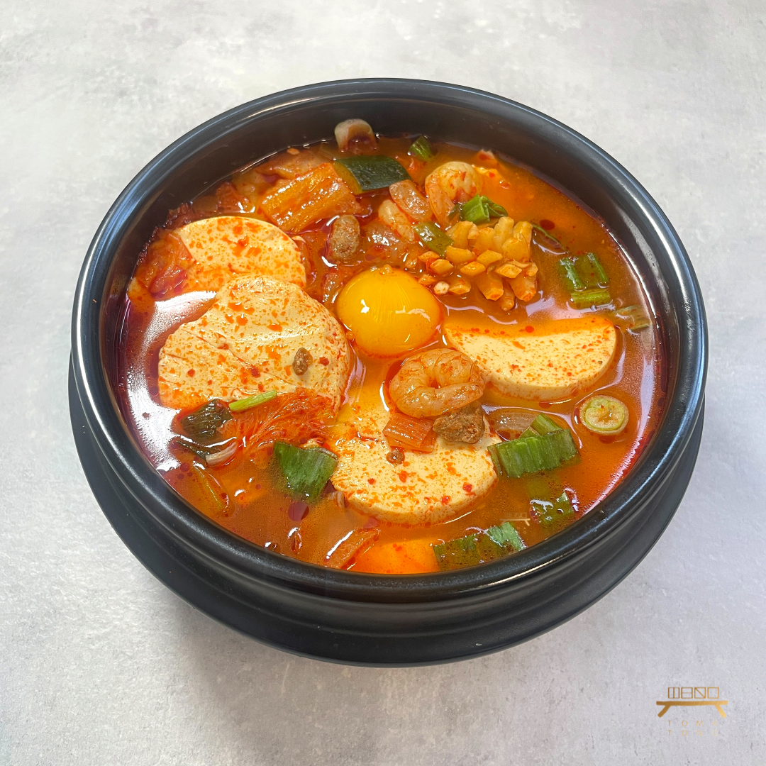 섞어 순두부찌개 조리법 Mixed Soft Tofu Stew Recipe