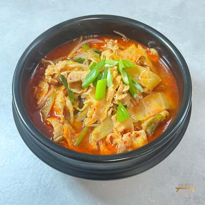 얼큰삼겹탕 조리법 Spicy Thin Pork Soup Recipe