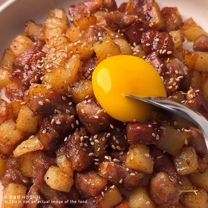 목살 간장조림덮밥 Braised Pork Shoulder in Soy Sauce