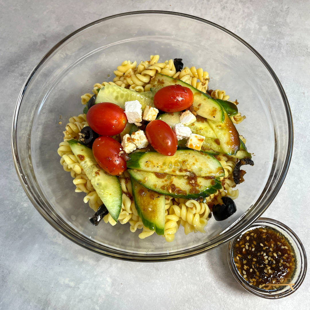 그릭 샐러드 파스타 (완조리) Greek Salad Pasta (Cooked)