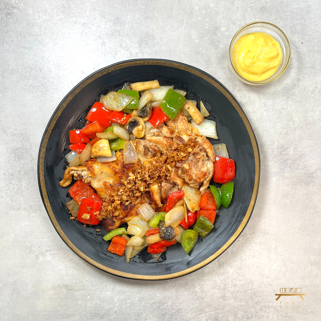 갈릭마요 닭다리살 스테이크 조리법 Boneless Drumstick Steak in Garlic Mayonnaise Recipe