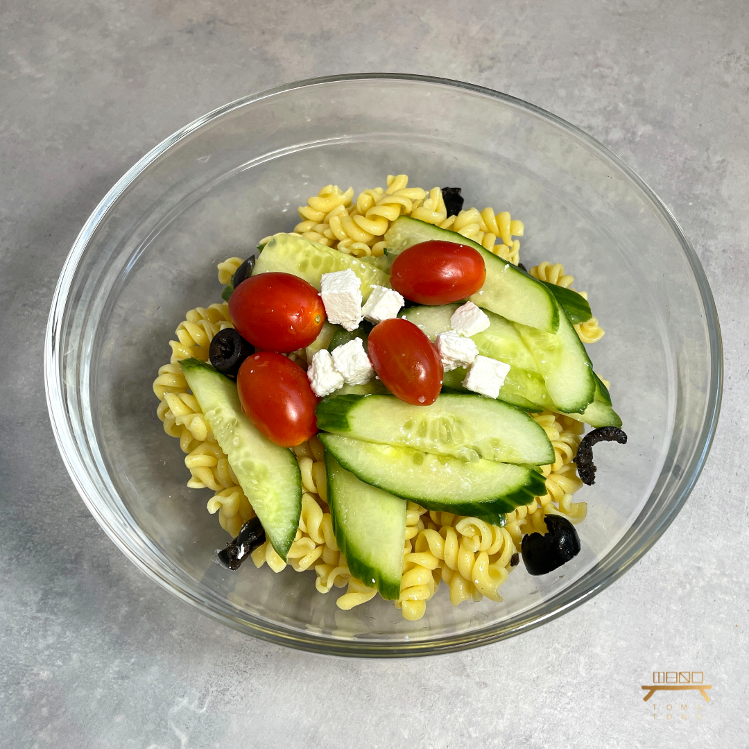 그릭 샐러드 파스타 (완조리) Greek Salad Pasta (Cooked)